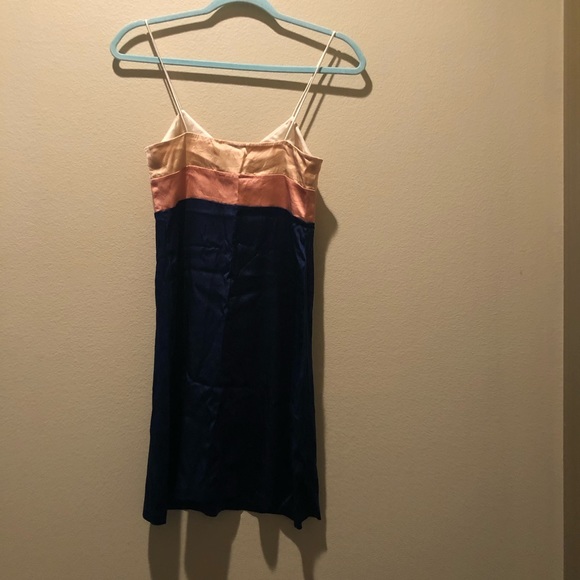 LA PERLA Silk Colorblock Slip Dress Short Nightie - Picture 3 of 11